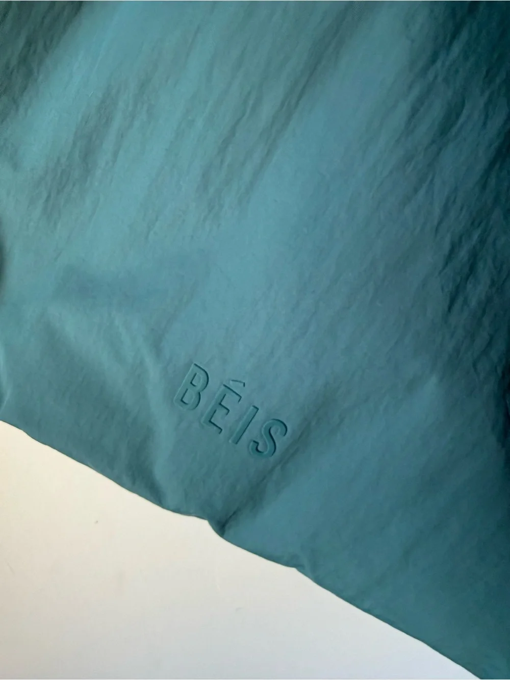 BEIS The oversized crescent catchall in teal